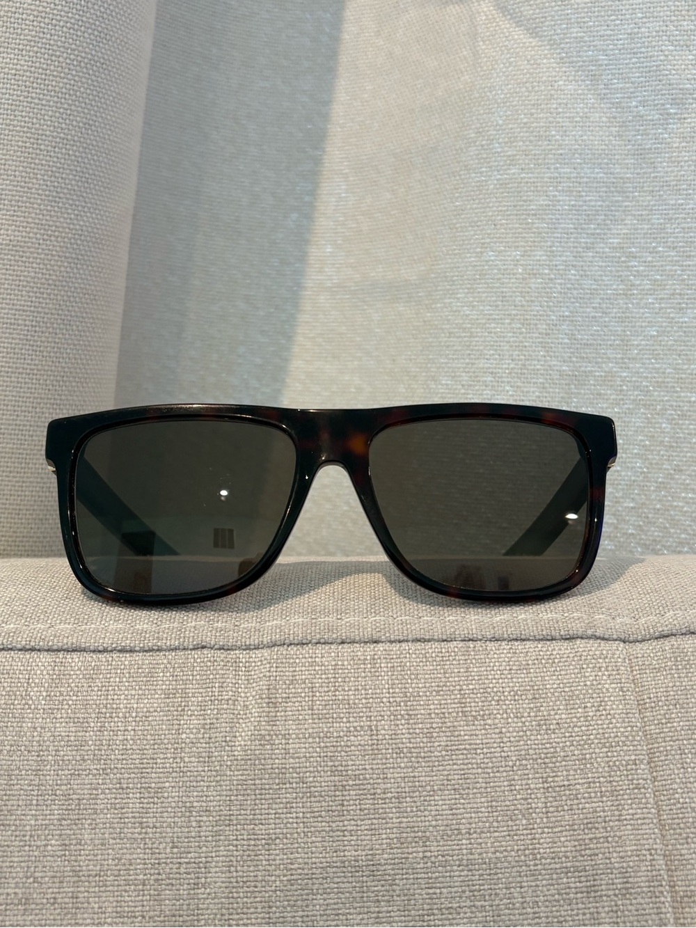 Men's Marc Jacobs Tortoiseshell Sunglasses - Dark Lens